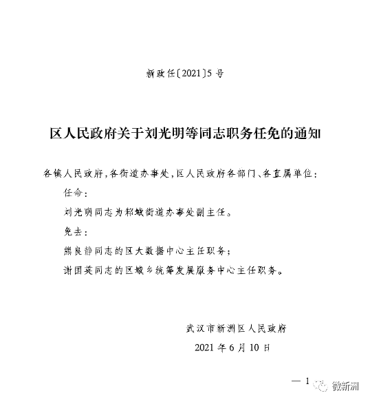 桂西路社区人事任命最新动态